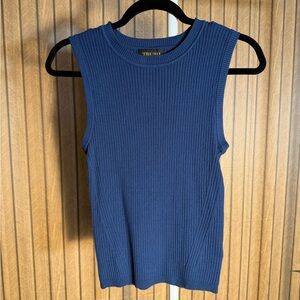 Truth Navy Ribbed Tank Top